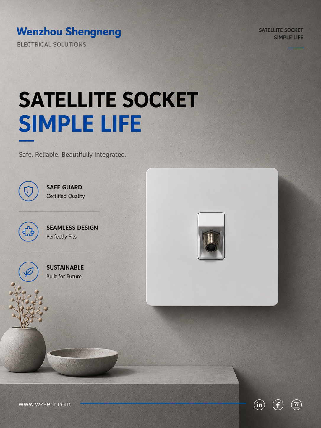Satellite Socket(C8)